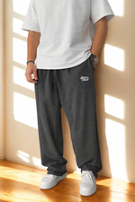 GRAY REGULAR FIT SWEET PANTS