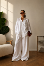 WHITE LINEN SET