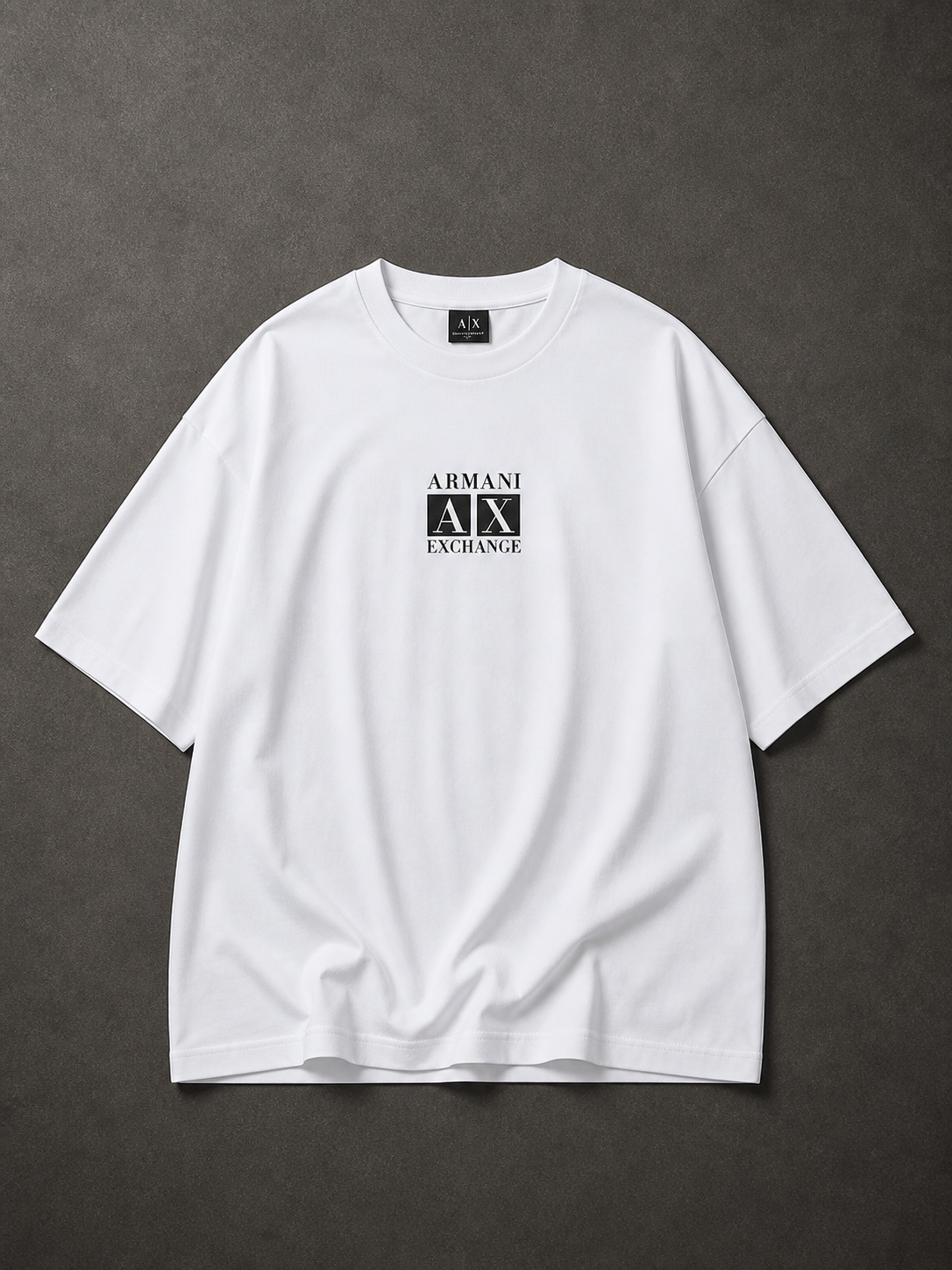 WHITE OVERSIZED PRINTED T-SHIRT