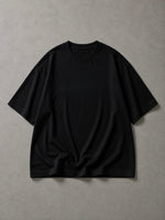 BLACK BASIC OVERSIZED T-SHIRT
