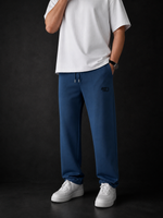 BETROL BLUE REGULAR FIT SWEET PANTS