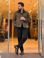 Modern Flow Jacket - BROWN