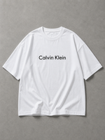 WHITE OVERSIZED “PRINTED” T-SHIRT